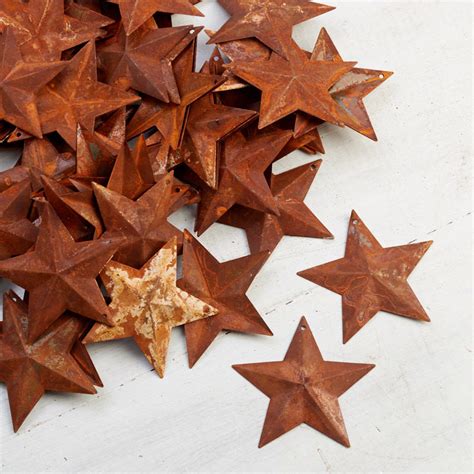 rustic metal stars for crafts